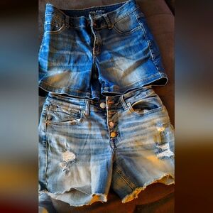 Maurices Denim Shorts Size 0 (2 Pairs)